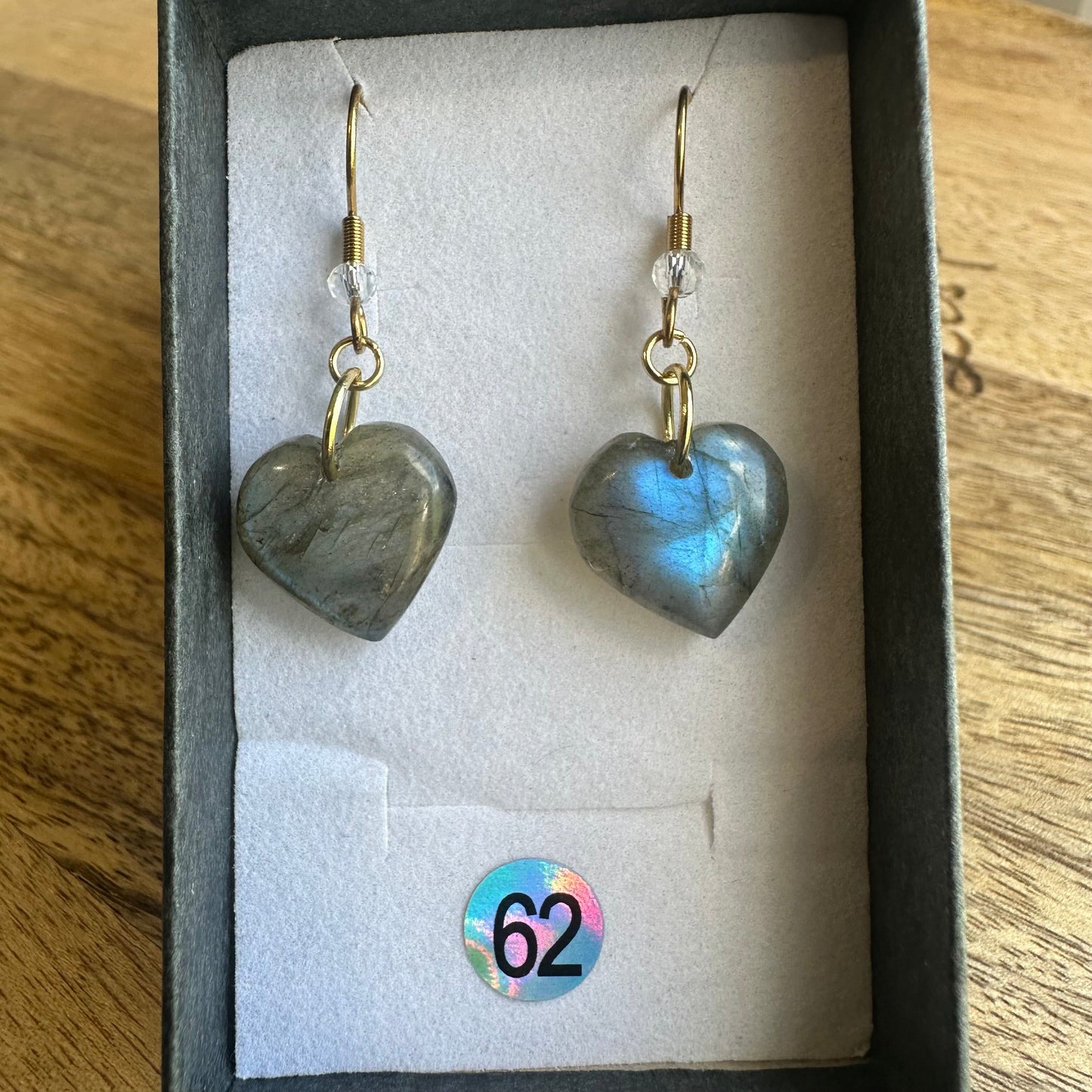 Boucles d’oreilles en Labradorite – Protection et Inspiration - REF 62