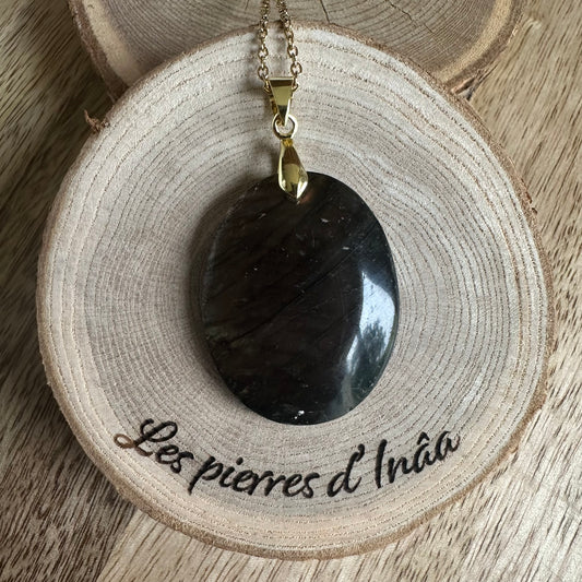 Pendentif Labradorite  – Protection, Intuition et Bouclier énergétique (REF 270)