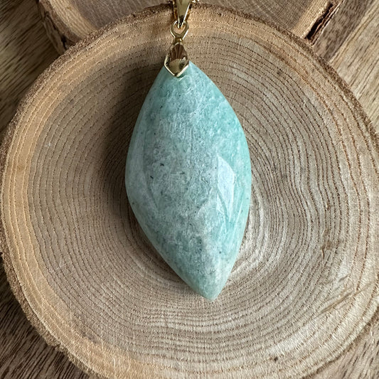 Pendentif Amazonite  – Pierre d’Apaisement et de Vérité Intérieure REF: 392