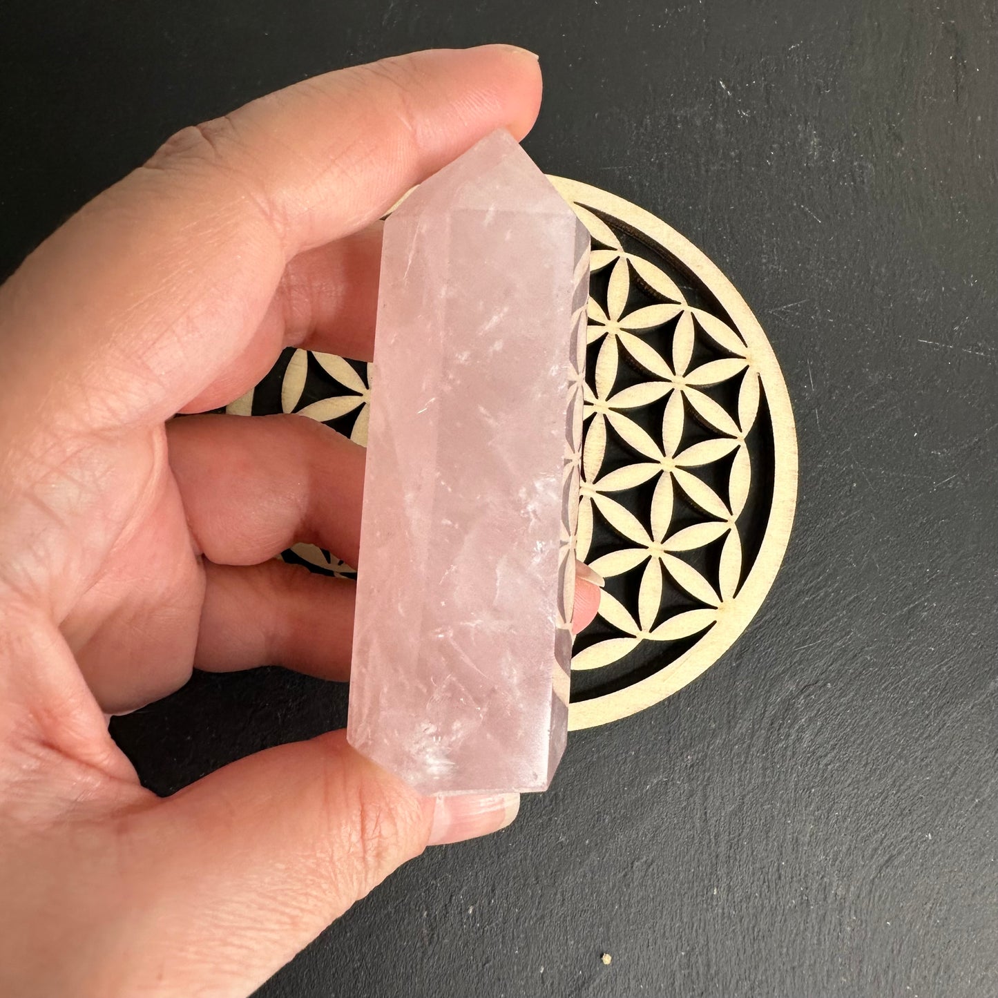 Pointe Quartz Rose – LES PIERRES D'INÂA