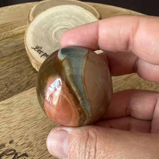 Galet Jaspe Polychrome 6mm – Protection, Clarté et Réussite (réf 170)