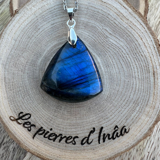 Pendentif Labradorite – Protection, Intuition et Bouclier énergétique (REF 204)