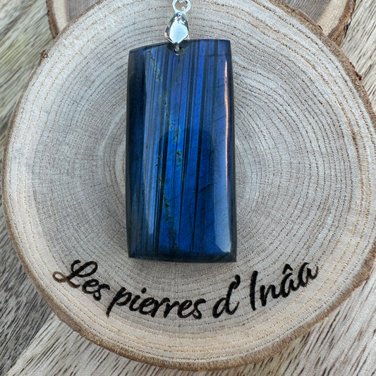 Pendentif Labradorite – Protection, Intuition et Bouclier énergétique (REF 162)