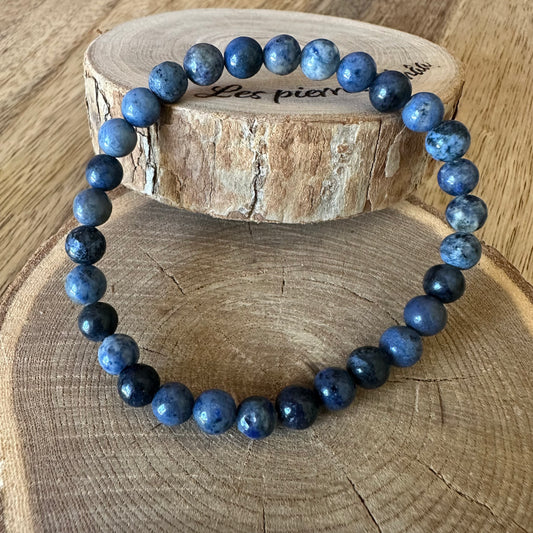 Bracelet Dumortiérite – Clarté, Calme, Confiance (Qualité A)