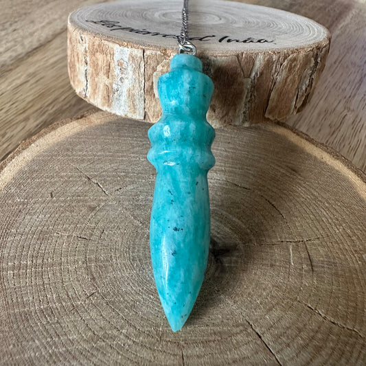 Pendule Amazonite – Pierre d’Apaisement et de Vérité Intérieure - REF 167