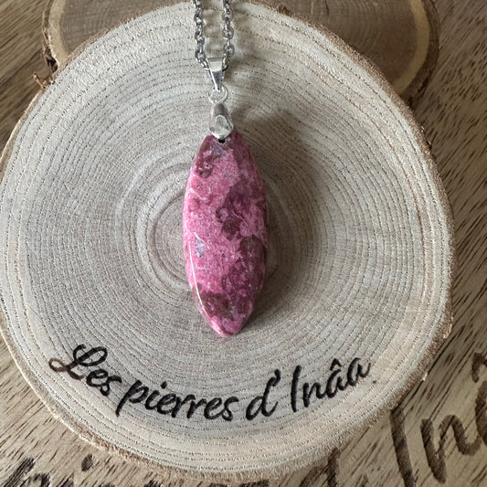Pendentif Thulite – Positivité, Joie et Bienveillance - ref 159