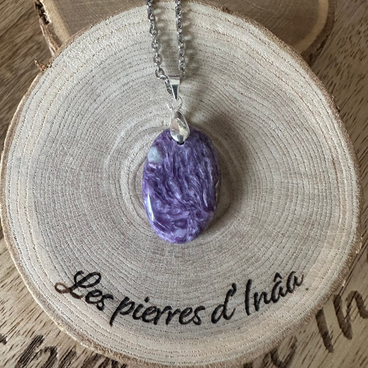 Pendentif Charoïte – Intuition, purification et apaisement – REF 157