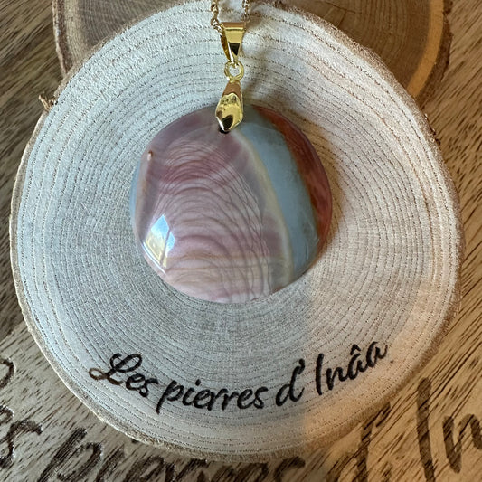 Pendentif Jaspe Polychrome  – Protection, Clarté et Réussite  - REF 69