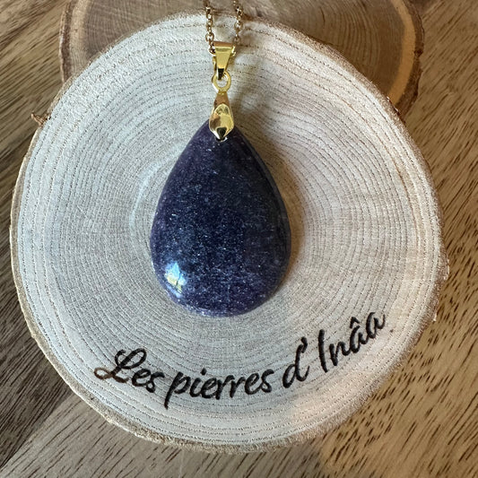 Pendentif Lépidolite – Apaisement, sommeil réparateur et sérénité intérieure (REF 172)